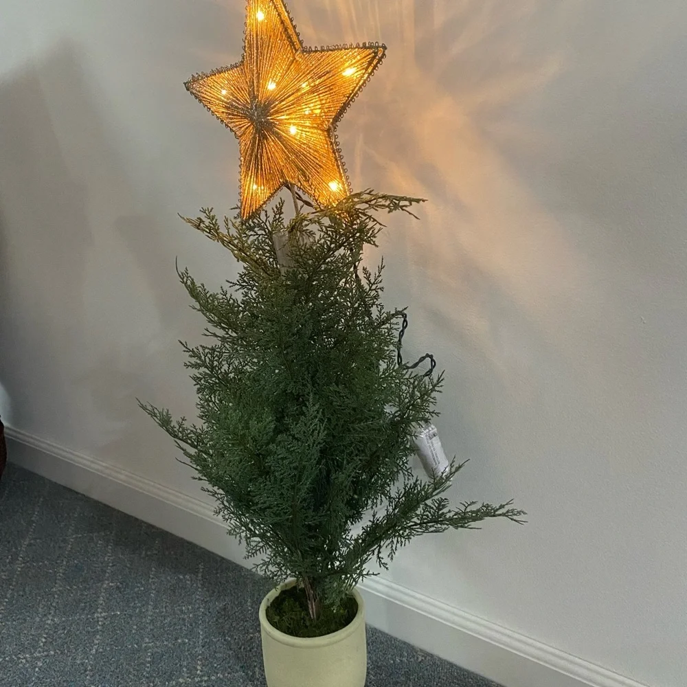 Tree Star Topper With Clip Changes Multicolored/ Or Stays White Target